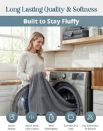 Casa Platino Cotton Towels Set for Bathroom - 18 Pc Family Pack - Super Soft & Quick Dry - 6 Bath, 6 Washcloth, 6 Hand Towels - Oeko TEX Certified, Machine Washable & Durable - Cool Grey : Home & Kitchen - Image 8