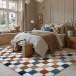 PureCozy Checkered Rug 8x10 for Living Room, Modern Rainbow Shag Rug Washable Non-Slip Large Area Rug Super Soft Indoor Fuzzy Carpet Fluffy Rugs for Bedroom Home Aesthetic Decor : Home & Kitchen - Image 5