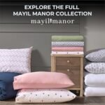 Mayil Manor 100% Natural Cotton Bed Sheets | 500 TC Single-Ply Sateen Weave King Size Sheets Set | Breathable & Hypoallergenic Solid 4-Piece Bedding with Deep Pocket Fitted, Flat, Pillowcase | White : Home & Kitchen - Image 9