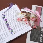 Bookmarks for Women, Kaluofan 2PCS Book Marks for Reading Women, Durable Handmade Dried Flower Resin Bookmarks with Tassels, Pretty and Increase Reading Interest : Office Products - Image 6