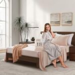 Luxury Bamboo Market | King Size Bed Sheet Set | 100% Viscose Made from Bamboo | Organically Grown | Ultra Soft | Cooling Sheets for Hot Sleepers | 17" Deep Pocket [Rose Quartz] : Home & Kitchen - Image 2