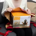 | Kitchen Kite Glass Teapot Set with 4 Double Wall Teacups & Removable Stainless Steel Infuser - Microwave Dishwasher Safe Clear Blooming Loose Leaf Teas, Tea Maker Gift Teapots - Image 2