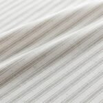 Door Curtains for Front Door Glass Window,Striped Sheer Linen 40 Inch Short Curtains for Small Windows,Farmhouse Ticking Stripe Print Privacy Curtains 25x40 in Length,Taupe : Home & Kitchen - Image 6