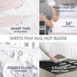 Sweave 100% Egyptian Cotton Percale Sheets King Size - Genuine Luxurious 400 Thread Count - Naturally Crisp, Breathable, Skin-Friendly & Cooling - Softer After Each Wash - Oeko-TEX Certified Giza : Home & Kitchen - Image 5