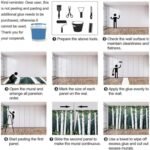 Dark Green Birch Forest Wall Mural, Tranquil Woodland Tree 3d Wall Murals, Modern Minimal White Birch Tree Wallpaper Mural, for Living Room Bedroom Large Wallpaper Interior Decor 197"W x124.8 "H : Tools & Home Improvement - Image 7