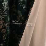 StangH Black Velvet Curtains 84 inches Long - Printed Floral Design Home Decoration Luxury Thermal Insulated Blackout Window Treatment Set for Living Room, 52x84-inch, 2 Panels : Home & Kitchen - Image 3