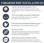 Sweave 100% Egyptian Cotton Percale Sheets King Size - Genuine Luxurious 400 Thread Count - Naturally Crisp, Breathable, Skin-Friendly & Cooling - Softer After Each Wash - Oeko-TEX Certified Giza : Home & Kitchen - Image 2