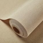 QYSUMIAO Fabric Grasscloth Texture Self-Adhesive Wallpaper Linen Peel and Stick Wallpaper Easy to Apply Removable Easy to Clean for Bedroom Livingroom Cabinet 16.5inx236.2in -Brown -