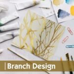 FMFUNCTEX 100% Blackout Curtains Ivory Gold Tree for Living Room, Curtains 84 Inches Long Foil Branch Patterned Panels for Bedroom, Thermal Insulated Drapes Home Office Grommet Top 2 Panels : Home & Kitchen - Image 7