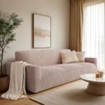PAULATO BY GA.I.CO. Sofa Slipcover - Stretch Couch Cover - Stylish Cushion Sofa Cover - Soft Polyester Fabric Slip Cover - 1-Piece Form Fit Washable Protector for Pet - Microfibra - Blush Taupe : Home & Kitchen - Image 2