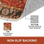 Collive Washable Indoor Door Mat, Non Slip Retro Entryway Rug 20" x 32" Doormat Quick Absorbent Entrance Rug Distressed Front Door Mat, Welcome Mats Floor Mat Doormats for Kitchen Home Patio : Patio, Lawn & Garden - Image 2