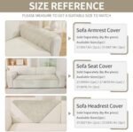 CYCMACO Fuzzy Pet Couch Covers for Dogs Washable, Non Slip Couch Covers for 2 Cushion Couch Pet Friendly, Thick Soft Loveseat Covers, Dog Couch Cover Protector Couches Mat (27.6" X 59", Beige) : Home & Kitchen - Image 4