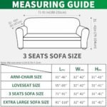 MAXIJIN Stretch Couch Cover Sofa Covers for 3 Cushion Couch (71"-91" Washable Sofa Slipcovers with Non-Slip Foam & Elastic Strap, Dog Cat Pet Friendly Furniture Protector (Large, Beige) : Home & Kitchen - Image 6