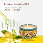 3 Pack Home Scented Candles - Strong Lavender, Bluebell & Mandarin Candle, 2.5 Oz, 100% Soy, Non-Toxic, Small Candle Set for Aromatherapy & Gifts, Prizes for Adults, Baby Shower Prizes : Home & Kitchen - Image 4