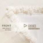 MYSKY HOME Oversized Chair Cover, Armchair Couch Cover for 1 Cushion, Washable Recliner Covers Sofa Protector with Tassel, Beige, 71"X91" : Home & Kitchen - Image 5