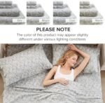 - Comfort Spaces 100% Cotton Sheets King, Breathable, Naturally Cool Cotton Sheets, Soft Cotton Bed Sheets with 14" Elastic Pocket Fits up to 16" Mattress, All Seasons Sheet Set, Paisley Multi 4 Piece - Image 9