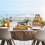 | Manspdier Wood 3 Tier Serving Tray Three Tiered Cupcake Stand, Rectangle Serving Platter Wooden Farmhouse Tiered Tray, Party Serving Brown Decorative Tray Decor Platters - Image 5