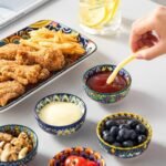 | vancasso SIMI 2.7 Oz Ceramic Dipping Bowls Sets of 6, Bohemian Small Bowls for Sauce, 3 Inch Mini Appetizer Plates for Soy Sauce, Sushi, Condiments & Side Dishes, Microwave & Dishwasher Safe Side Dishes - Image 7