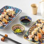 | vancasso SIMI 2.7 Oz Ceramic Dipping Bowls Sets of 6, Bohemian Small Bowls for Sauce, 3 Inch Mini Appetizer Plates for Soy Sauce, Sushi, Condiments & Side Dishes, Microwave & Dishwasher Safe Side Dishes - Image 6