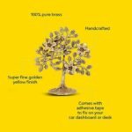 10Club Pure Brass Kalpavriksha Tree Showpiece (7.5 inches, 650 Gram) Trees of Life - Home Decor - Gift for Good Luck Vastu and Fengshui - Best in Living Room Table Decoration with Antique Polish : Home & Kitchen - Image 6