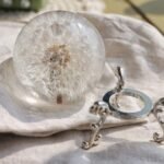 Real 60mm Dandelion Paperweight, Dandelion Resin Crystal Ball with Stand, Office Desktop Home Decor Gift for Dad,Mom,Teacher, Birthday, Wedding Valentine's Mother's Father's Day Gifts : Office Products - Image 3