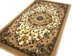 Bellagio Traditional Oriental Door Mat Design 401 Ivory (24 Inch X 40 Inch) : Machine Made Rugs : Home & Kitchen - Image 4