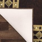 Antep Rugs Alfombras Modern Bordered 8x10 Non-Skid (Non-Slip) Low Profile Pile Rubber Backing Indoor Area Rugs (Brown Beige, 7'10" x 10') : Home & Kitchen - Image 5