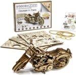 WOODEN.CITY Cruiser V-Twin Motorcycle 3D Puzzles for Adults - Wooden Model Kits to Build - Interactive Wooden Puzzle Motorcycle Kit - Hobbies for Men : Toys & Games - Image 4
