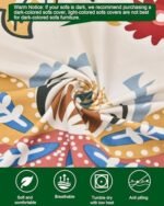 CRFATOP Stretch Modern Banquet Armchair Slipcover 1-Piece Accent Chair Covers with Arms Soft Chair Slipcovers for Living Room Armchair Furniture Protector Office Reception Reading Sofa,B61 : Home & Kitchen - Image 7