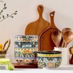 Meolibour Ceramic Cereal Bowls Set of 6, 28 oz Bohemian Soup Bowl, Colorful Bowls Set for Kitchen, Dessert Bowls for Salad, Pasta, Oatmeal, Ramen, Oatmeal, Fruit, Dishwasher & Microwave Safe : Home & Kitchen - Image 6