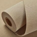 QYSUMIAO Fabric Grasscloth Texture Self-Adhesive Wallpaper Linen Peel and Stick Wallpaper Easy to Apply Removable Easy to Clean for Bedroom Livingroom Cabinet 16.5inx236.2in -Brown - - Image 2