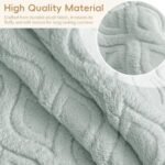 Arfntevss Couch Cover for Dogs Plush Washable Sofa Covers for 3 Cushion Couch Pet Friendly Fuzzy Sofa Slipcovers 3 Seat Anti-Slip Boho Sectional Furniture Protector (Jacquard Plush Gray, 35.5" x 71") : Home & Kitchen - Image 2