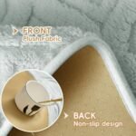 Arfntevss Couch Cover for Dogs Plush Washable Sofa Covers for 3 Cushion Couch Pet Friendly Fuzzy Sofa Slipcovers 3 Seat Anti-Slip Boho Sectional Furniture Protector (Jacquard Plush Gray, 35.5" x 71") : Home & Kitchen - Image 4