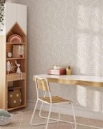 Coloritto Minimalistic Scandinavian Wallpaper | Removable Self Adhesive Abstract Gray Wallpaper | Boho Peel and Stick Wallpaper (1 roll 24" W x 96" H) -