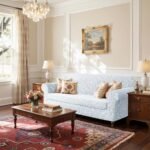 SUBRTEX 2 Piece Couch Covers, Jacquard Damask 3 Seater Sofa Cover with Seat Cushion, Stretch Sofa Slipcovers Non Slip Furniture Protector for Dogs Pets (Large, Light Grey) : Home & Kitchen - Image 6