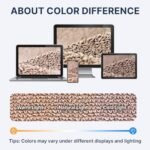 PAULATO BY GA.I.CO. Sofa Slipcover - Stretch Couch Cover - Stylish Cushion Sofa Cover - Soft Polyester Fabric Slip Cover - 1-Piece Form Fit Washable Protector for Pet - Microfibra - Blush Taupe : Home & Kitchen - Image 7