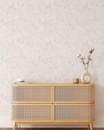 Coloritto Boho Roses Wallpaper | Removable Self Adhesive Minimalistic Wallpaper | Floral Peel and Stick Mural (1 roll 24" W x 96" H) : Tools & Home Improvement - Image 5