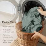 CALIFORNIA DESIGN DEN 5-Star Hotel 600 Thread Count 100% Cotton, Soft & Smooth Queen Sheet Set with Deep Pockets, Quality Beats Egyptian Cotton Claims (Sage Green) : Home & Kitchen - Image 7