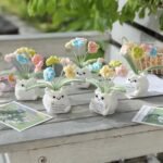 YOOJEE Forget-Me-Not Crochet Flower Potted Plant Gift : Arts, Crafts & Sewing - Image 3