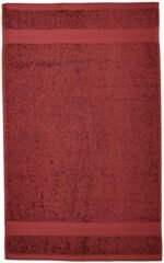 Amazon Basics 6 Piece hand towels for bathroom, Fade Resistant 100% Cotton, soft absorbent bathroom handtowel 6 - Pack (26''x16''), Crimson : Home & Kitchen - Image 5