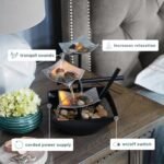 Homedics Tabletop Water Fountain, Home Décor Soothing Sound Machine - Automatic Pump, Deep Basin & Natural River Rocks. Indoor Zen Relaxation for Office, Living Room, or Bedroom, 8.25” Tall : Home & Kitchen - Image 4