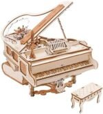 ROKR 3D Wooden Puzzles for Adults 223pcs Piano Model Kit 1:20 Scale Building Puzzles Wooden Music Box Unique Gift for Men Women Hobbies for Birthday Christmas : Toys & Games