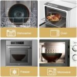 ArtifexCeram 8 Inch Ceramic Ramen Bowl Set of 2, 40oz Japanese Bowls with Spoons & Chopsticks,Durable,Microwave & Dishwasher Safe,Perfect for Ramen,Pho,Salad,Soup,Noodles，Mixing bowls（Verdigris Green） : Home & Kitchen - Image 4