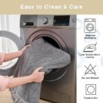 MYSKY HOME Couch Cover for Dogs, Washable Couch Covers, Non Slip Sofa Cover, Couch Cover 2 Cushion Sofa Dogs Furniture Protector with Tassels, Chenille Sofa Slipcover for Pets, 71"x118", Dark Grey : Home & Kitchen - Image 6