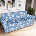 BoSofMIT Stretch Sofa Slipcover Set for 3 Cushion Couch Sofa — Floral Print Couch Cover, Pet and Child-Friendly Furniture Sofa Covers,with Elastic Bottom : Home & Kitchen - Image 6