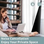 BGment White Blackout Curtains 63 Inch Long - Black Out Curtains for Bedroom Thermal Insulated Curtains for Winter Grommet Total Room Darkening Window Drapes, 2 Panels, 42 x 63 Inch  Home & Kitchen - Color : Navy Blue - Size : 42"W x 54"L (Pack of 2) - Image 5