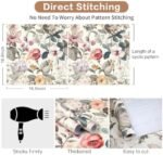 Jeweluck Floral Wallpaper Peel and Stick Vintage Floral Contact Paper Peel and Stick 16.9”x118.1” Poppy Flower Wallpaper Boho Leaf Removable Self Adhesive Wall Paper for Cabinets Bedroom Decorative - - Image 5