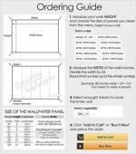 Coloritto Semi Circles Modern Wallpaper | Scandinavian Removable Self Adhesive Wallpaper | Geometric Minimalistic Peel n Stick (1 roll 24" W x 96" H) - - Image 7