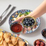 | vancasso SIMI 2.7 Oz Ceramic Dipping Bowls Sets of 6, Bohemian Small Bowls for Sauce, 3 Inch Mini Appetizer Plates for Soy Sauce, Sushi, Condiments & Side Dishes, Microwave & Dishwasher Safe Side Dishes - Image 5