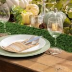 Zeyune 2 Pcs Fake Moss Table Runner for Crafts Artificial Moss Sheet Roll Waterproof Carpet Blanket for Wall Roof Garden Wedding Party Decoration (39 x 39 Inch) : Arts, Crafts & Sewing - Image 6